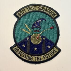 USAF 6511th TEST SQUADRON MILITARY PATCH Blue purple Yellow Green